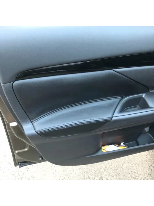 FOXSN Черный чехол на дверную панель для Mitsubishi Outlander 2014, черный, фото 2