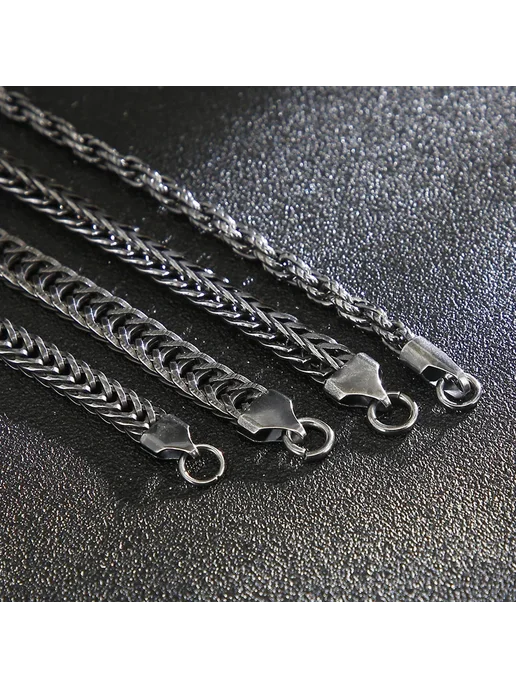 KALEN Матовая цепочка из нержавеющей стали 500-4.5mm, серый, фото 4