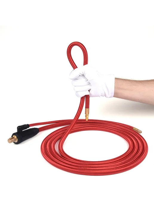 HA&VS Сварочная горелка WP9 WP9F-Flex 5-8 Connector 4m, вариант, фото 5