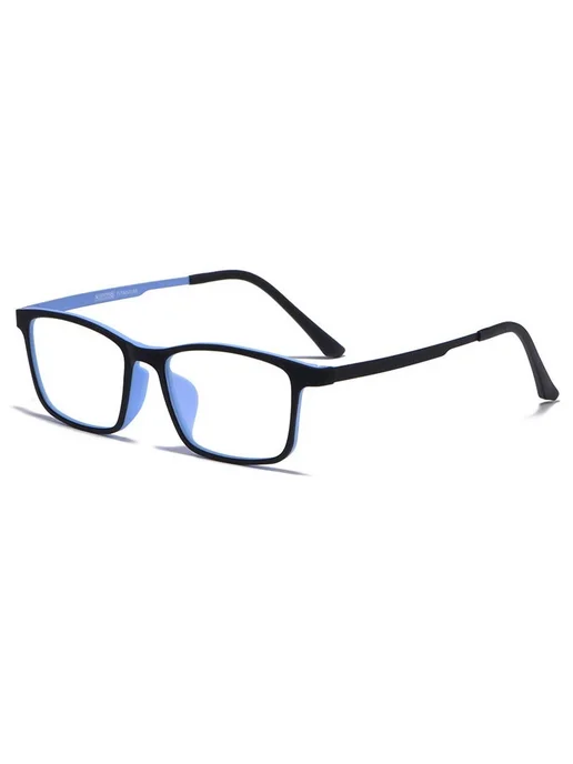 YIMARUILI Оправа для очков HR3058 Black Cyan, голубой