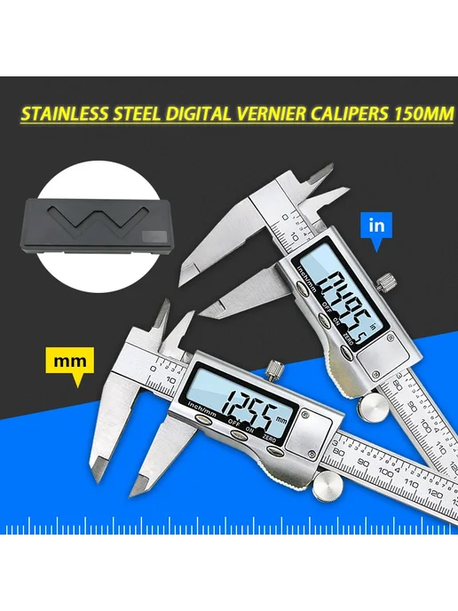thinkingleader Цифровой штангенциркуль 0-150 мм Plastic With, вариант, фото 2