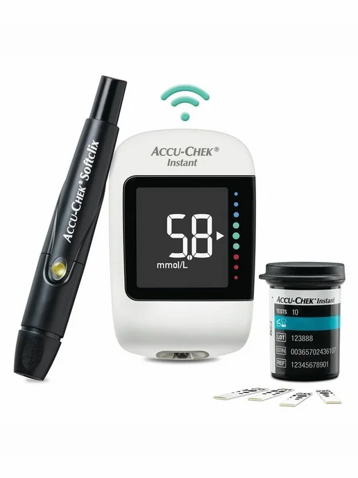 Accu-chek Глюкометр с беспроводной передачей данных, вариант, фото 2