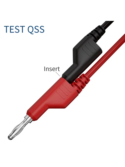 TEST QSS Банановые штекеры к зажимам "крокодил", 5 шт, 4 м, 5 шт, 4 м, фото 6