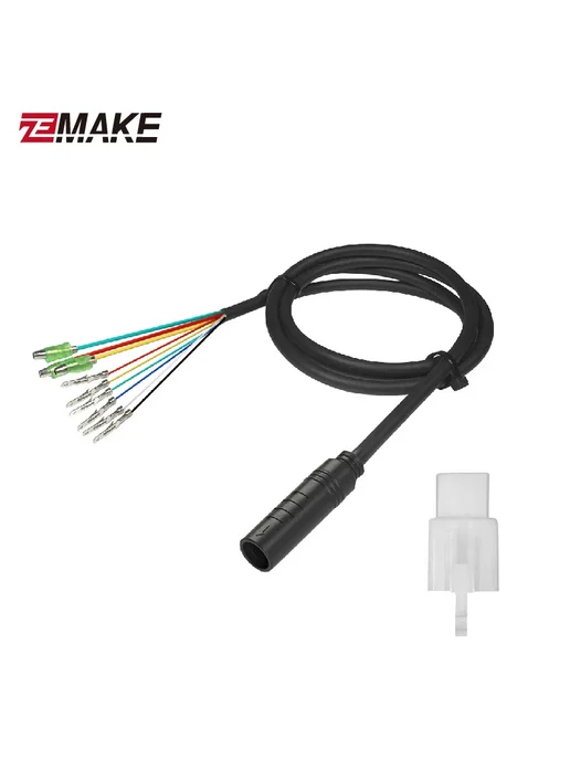 ZEMAKE 9-контактный моторный кабель для электровелосипеда, белый, фото 3