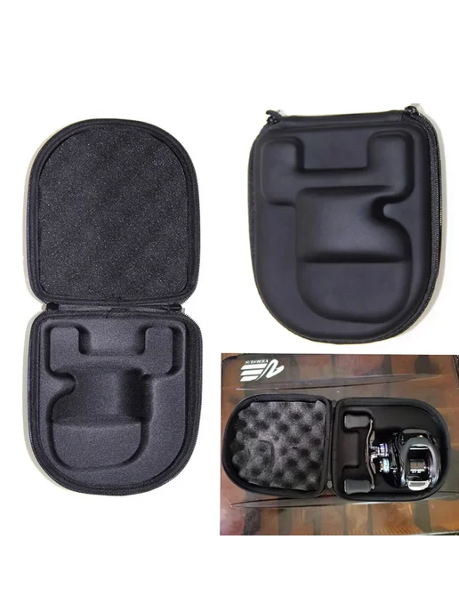Нет бренда Сумка для рыболовной катушки EVA, черная, Left Hand Bag, черный, фото 3