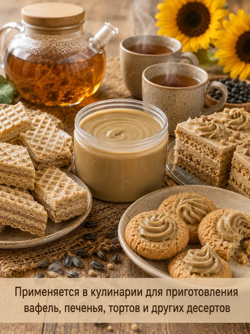 ОрехПродукт Десертная паста "Мягкая халва" 200гр, 200 г, фото 3