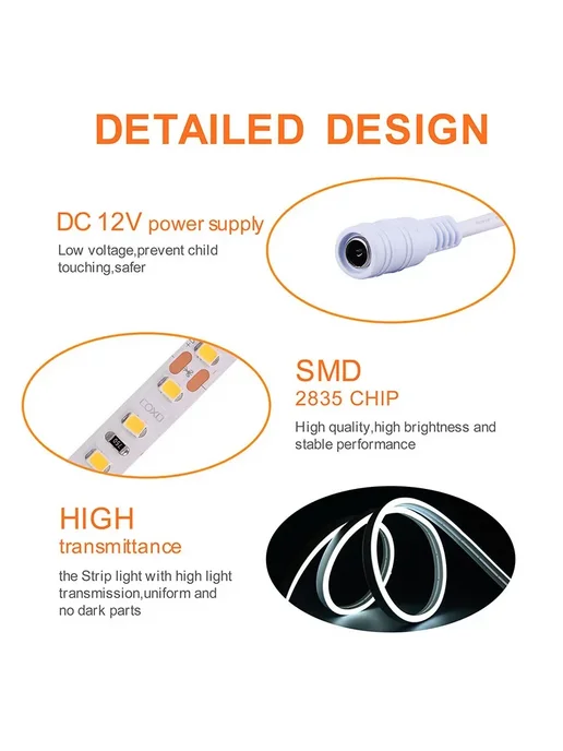 COXO Светодиодная лента Red, Only Neon Strip, красный, фото 7