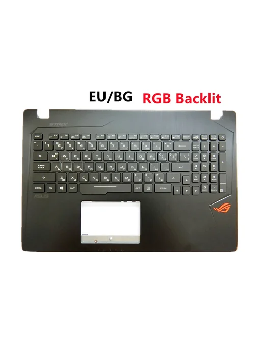 HANBBKPT Клавиатурный корпус Asus ROG Strix GL553 EU BG RGB, черный
