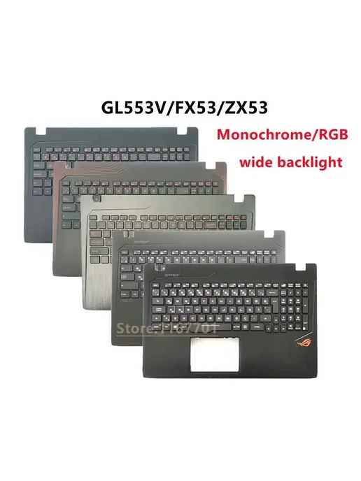 HANBBKPT Клавиатурный корпус с RGB-подсветкой Asus AR-RGB, черный, фото 2