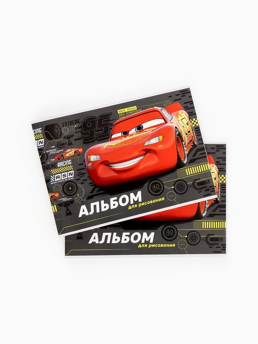 Disney Альбом для рисования на скрепке А4 40л 2 шт, 40 л, 2 шт, фото 5