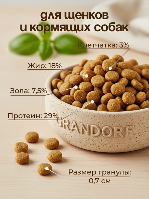 Сухой корм Grandorf' для собак, щенки, 10 кг, фото 2