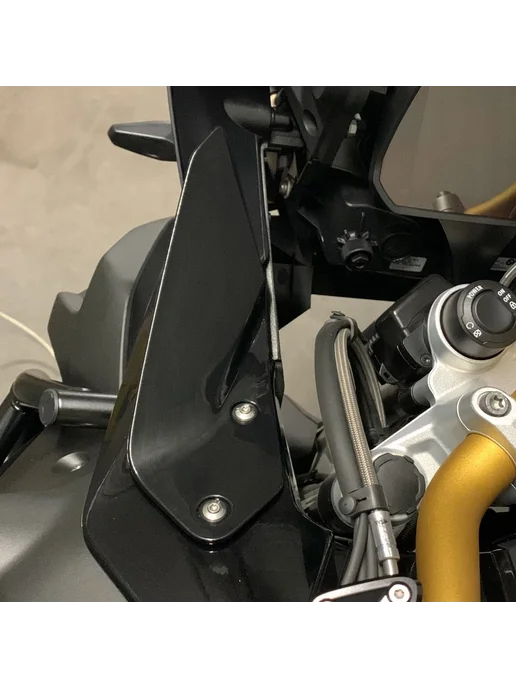 AFNCX Дефлектор боковой BMW R1200GS R1250GS Adventure, Белый, белый, фото 3