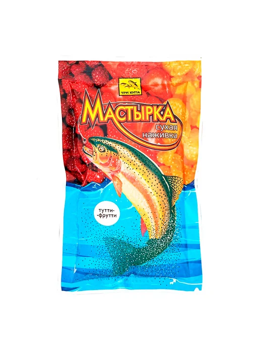 Три Кита. Мастырка сухая наживка тутти-фрутти 100г, 100 г