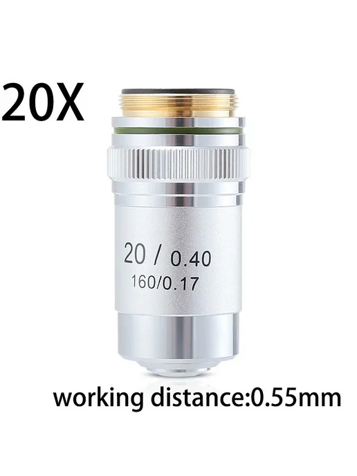 JLLSMCMGGX Объектив микроскопа 4X, NA 0.10mm, WD 18mm, вариант, фото 4