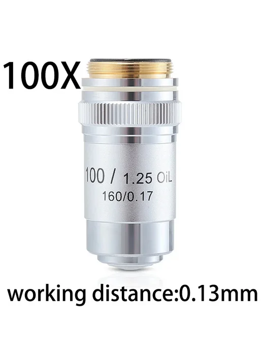 JLLSMCMGGX Объектив микроскопа 40X, NA 0.65, WD 0.53mm, вариант, фото 6