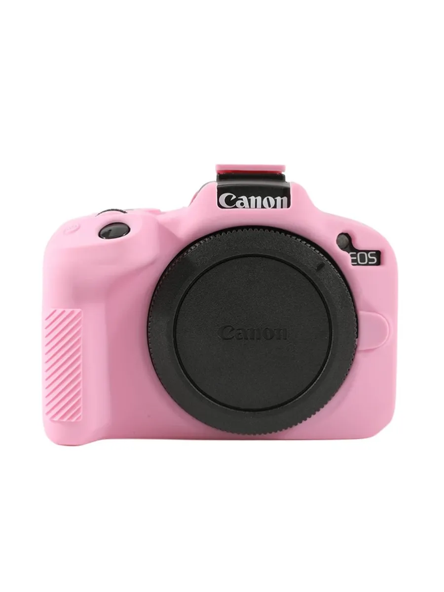 Силиконовый чехол для Canon EOS R50 Розовый, Розовый