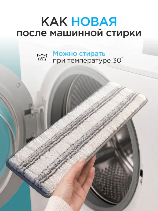 TANFORT Сменные насадки для умной швабры из микрофибры 2 шт, 2 шт, фото 6