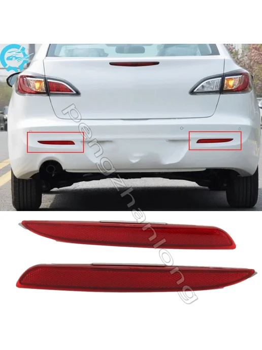 Нет бренда 1 пара, задние фонари для заднего бампера Mazda 3 M3 Sedan H, вариант
