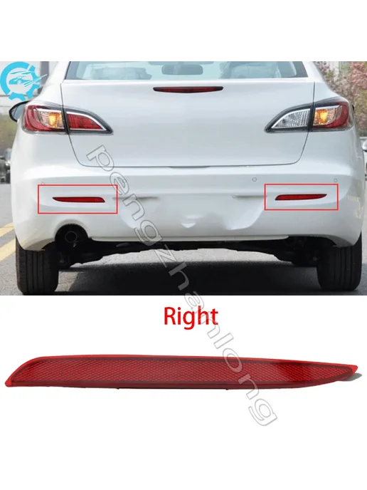 Нет бренда 1 пара, задние фонари для заднего бампера Mazda 3 M3 Sedan H, вариант, фото 5