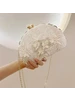 Белый кружевной клатч с вышивкой OLOEY 1031851275 купить за 1 655 ₽ в интернет‑магазине Wildberries