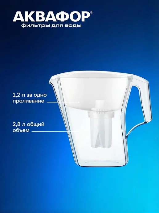 Аквафор Фильтр-кувшин для очистки воды Сити В15 белый, белый, фото 2