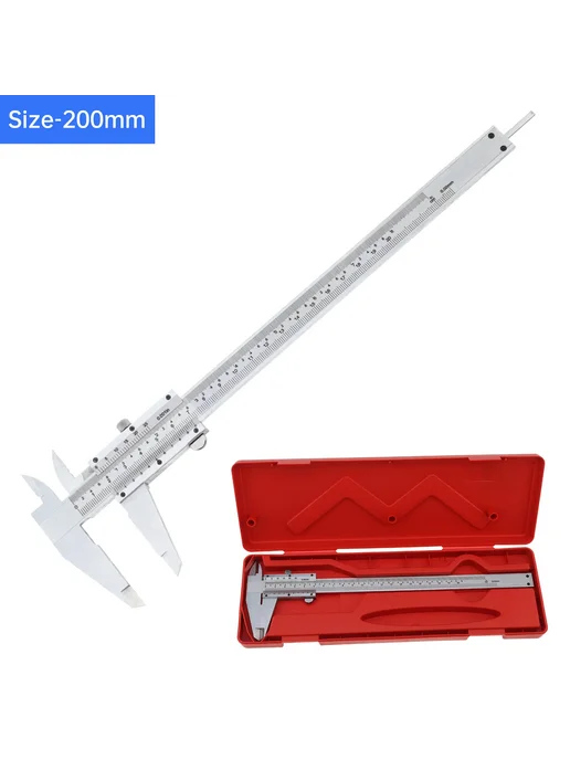 Нет бренда Штангенциркуль 200 мм, Size-200mm, 200 Size-200mm