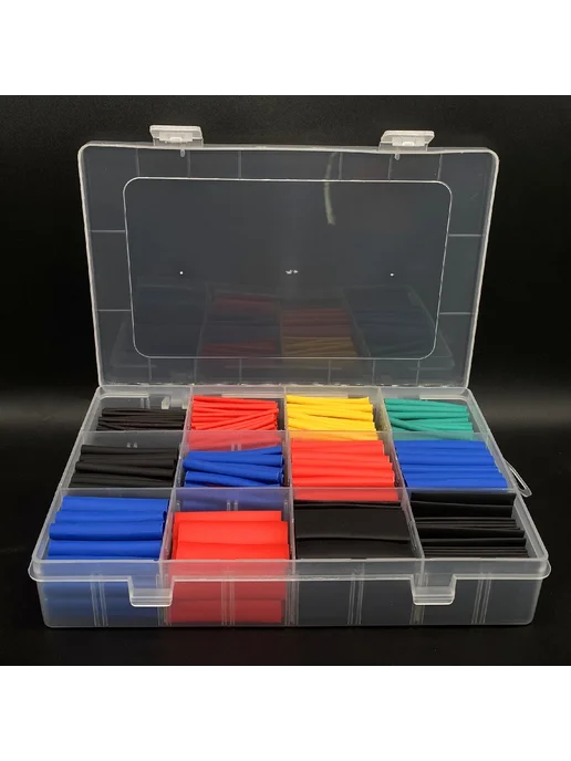 Нет бренда Комплект термоусадочных трубок Heat Shrink Tubing 164 шт, 580 шт, фото 3