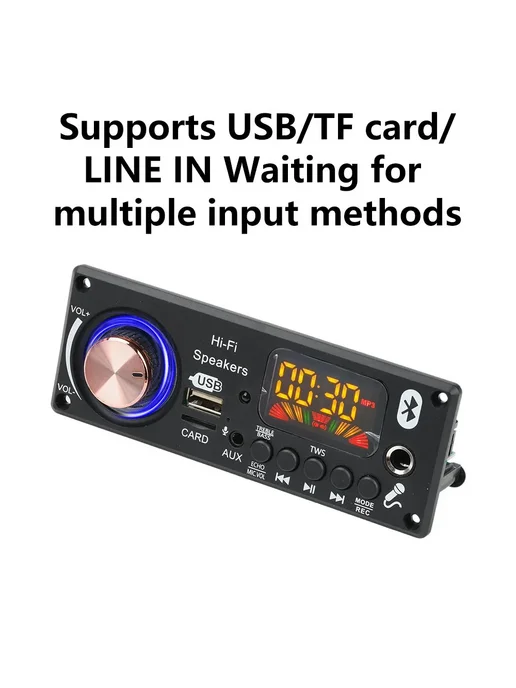 occkic MP3 Bluetooth декодер D185BT Type B, черный, фото 4