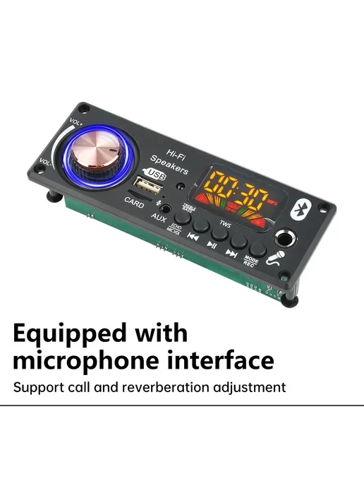 occkic MP3 Bluetooth декодер D185BT Type B, черный, фото 7
