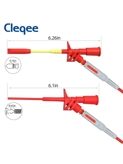 Нет бренда Тестовые провода Cleqee P1300, Цвет P1033, 1300 цв., фото 5
