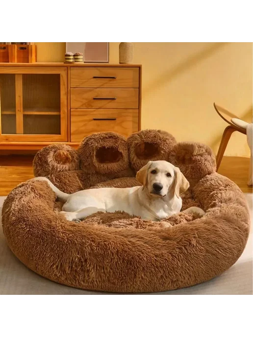 Нет бренда Пушистая кровать для собак XL Розовый, 50cm-5kg, Fairy powde, розовый, фото 2