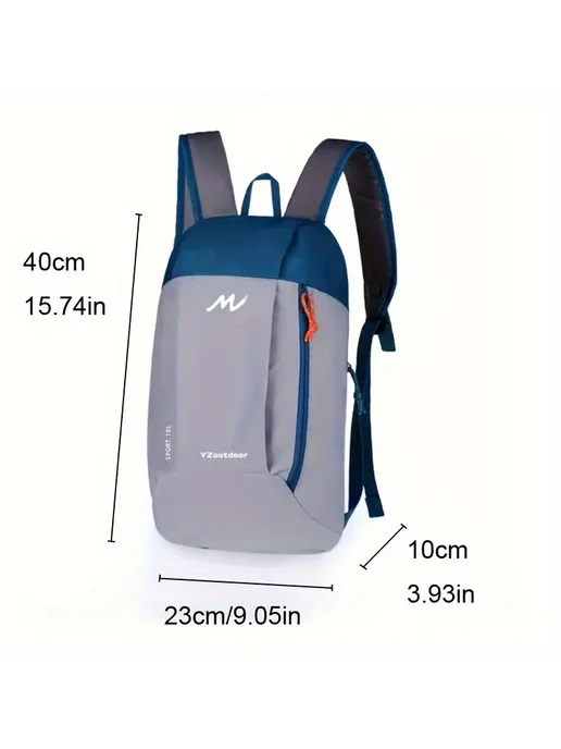 FXZLLQ Мужская спортивная сумка, женский рюкзак, застежка-молния, с, синий, фото 4