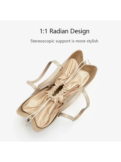 havredeluxe Вкладыш для Polene Cyme S, нейлон, Drawstring for S, бежевый, фото 4