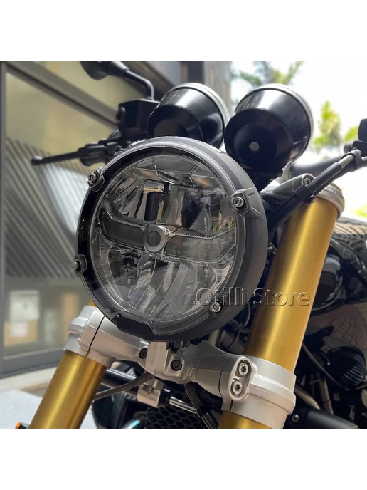 Otilli Защитная решетка для фары мотоцикла, Transparent, BMW R18, R, белый, фото 7