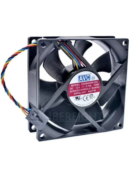 NUMBEREIGHT Вентилятор охлаждения сервера AVC DS08025R12U, 12V, Color N, вариант, фото 4