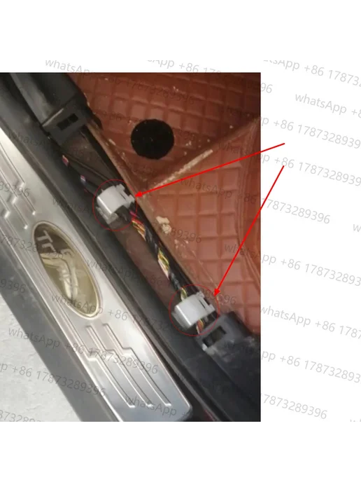 Нет бренда Декоративная накладка на порог крепление-зажим 3pcs, 3 шт, фото 3