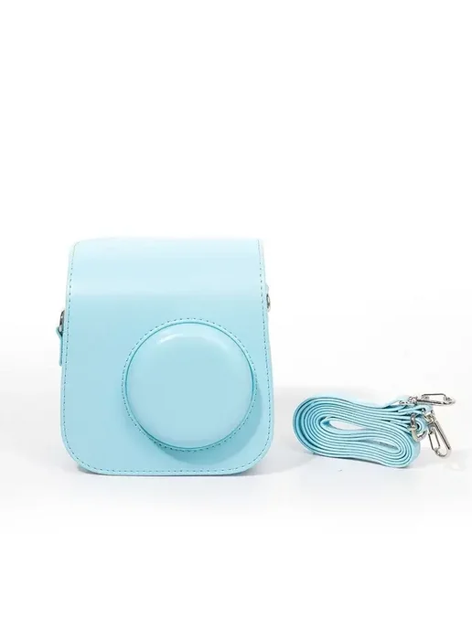 AEVYVKV Чехол Fujifilm Instax Mini SE 7+ Light Blue, голубой