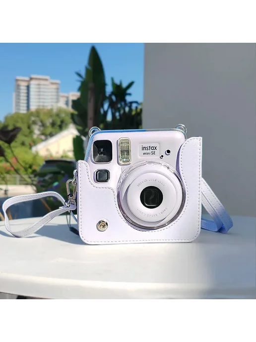 AEVYVKV Чехол для Fujifilm Instax Mini SE 7+ Pink, белый, фото 2