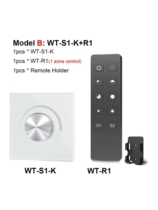 WeeTisa Белый диммер WT-S1-K+R1 Model B, белый