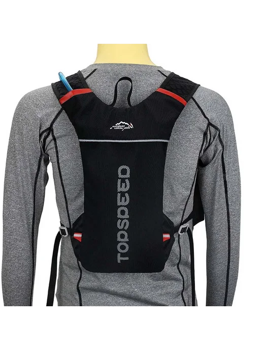 Нет бренда Рюкзак для бега Topspeed, красный, 5л, 5 л, красный, фото 2