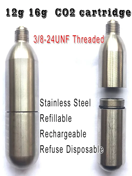 Нет бренда Ручной насос для баллона CO2 12g 16g, 12 г, 16 г, фото 6