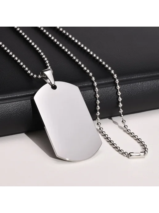 Mprainbow Ожерелье PN-004S boc chain Custom 2 Sides, серый, фото 3