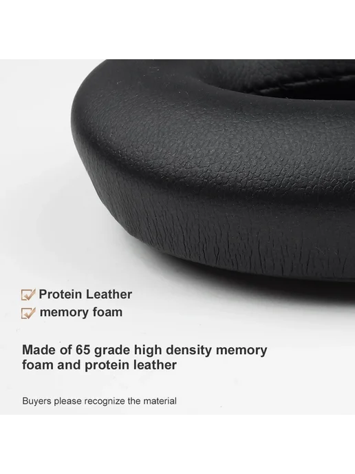 OME OH MY EAR Амбушюры для SONY WH-1000XM4 из протеиновой ко, черный, фото 3