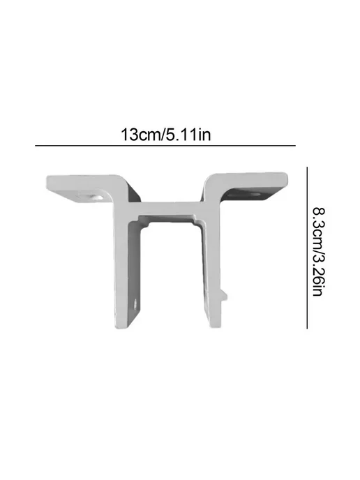 Нет бренда Кронштейн для маркизы белый 13x8.3 см, 13x8.3 см
