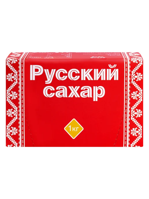 Русский сахар Сахар белый кусковой 1кг, 2уп, 1 кг, фото 2