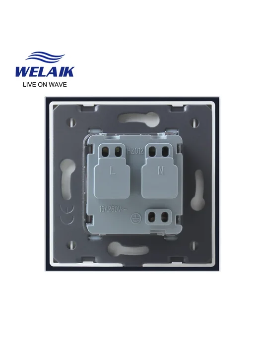 WELAIK Розетка Black 1 Socket 220В, бежевый, фото 7