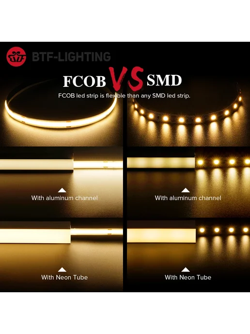 BTF-lighting Светодиодная лента 5м, 3000K, 528 LED, 24v, 5 м, фото 2