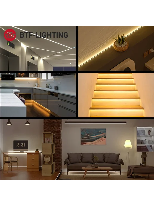 BTF-lighting Светодиодная лента 5м, 3000K, 528 LED, 24v, 5 м, фото 6
