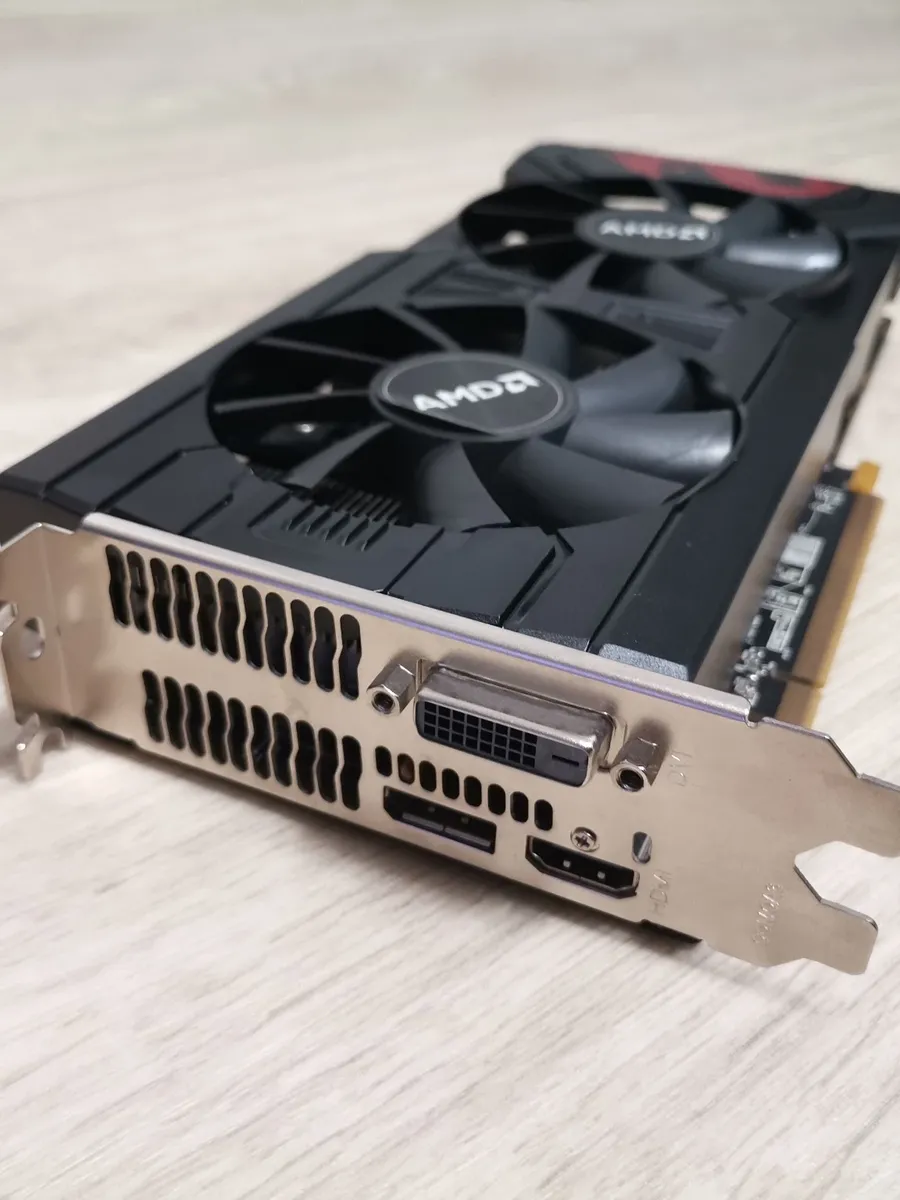 Видеокарта Rx470 4gb Red dragon
