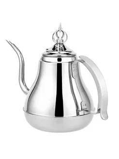 Серебряный чайник из нержавеющей стали 1.2L